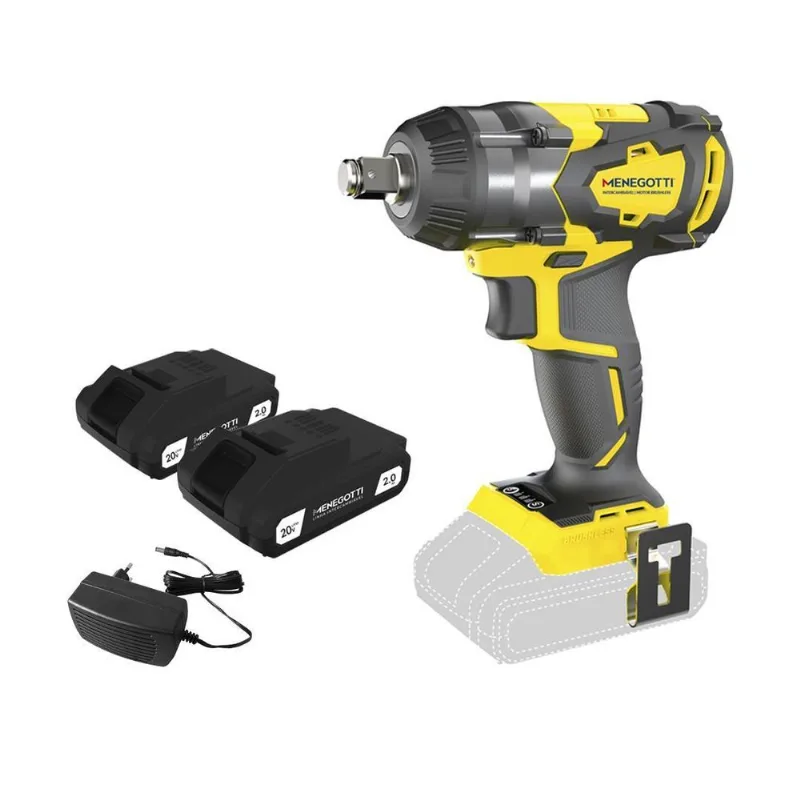 Chave Impacto Menegotti Mci-21 20v + 2 Bat 2,0ah E Carregad