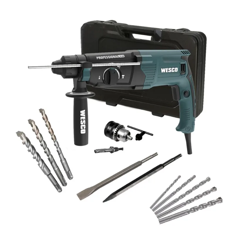 Martelete Perfurador Wesco 900w 3,2j Ws3228k + Brocas videa 110V