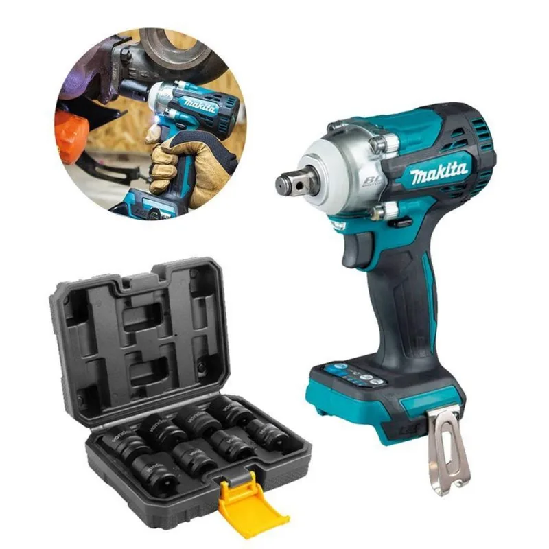 Chave Impacto 1/2 18v Makita Dtw300z Sem Bateria + Jg Soquet