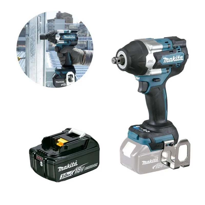 Chave De Impacto Makita 1/2 18v Dtw700z + 1 Bateria 3,0ah