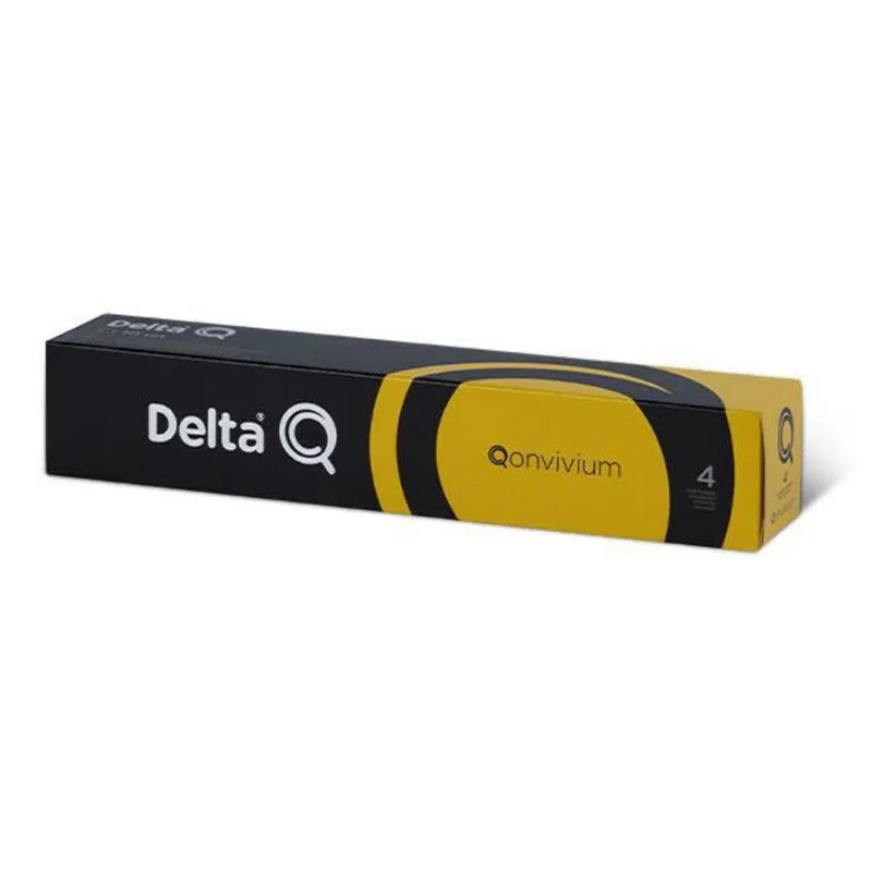 Café Delta Q Qonvivium Intensidade 4 - Caixa 10 Cápsulas