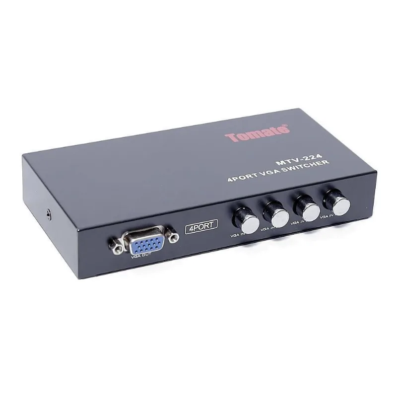 Chaveador Switch Vga 4 Entradas Vga Tomate