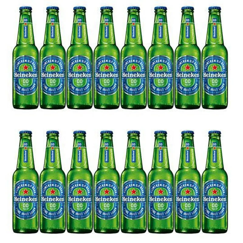 Combo 16 Cervejas Sem Álcool Heineken 0,0% - Ln 330 Ml - Heineken