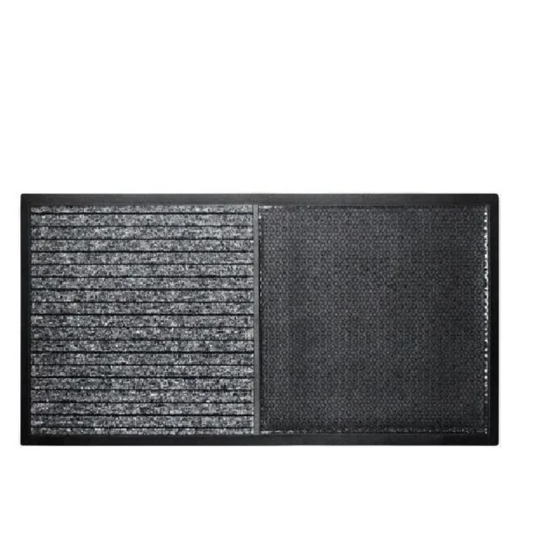 Tapete Sanitizante Preto 2 Em 1 70cm X 100cm Kapazi