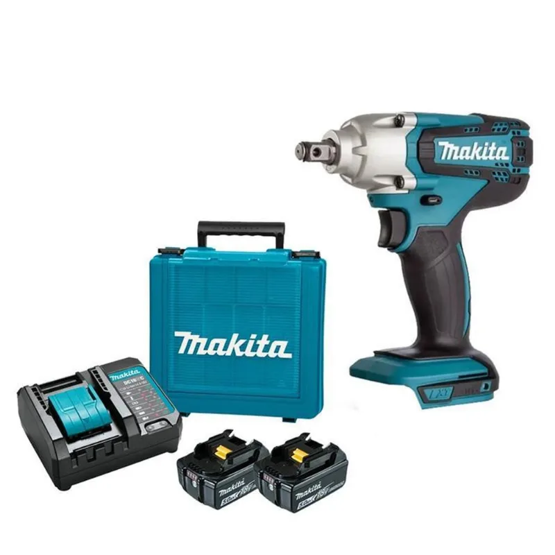 Chave Impcto 1/2'' 18v Makita Dtw190z + 2bat 5a E Carreg Biv