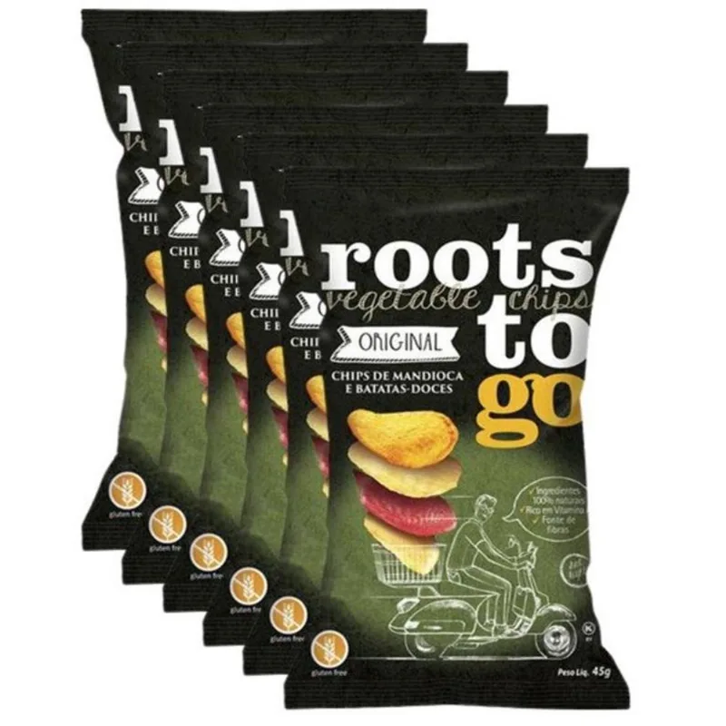 Salgadinho Roots To Go Orig. 45G - Kit 6 Unidades
