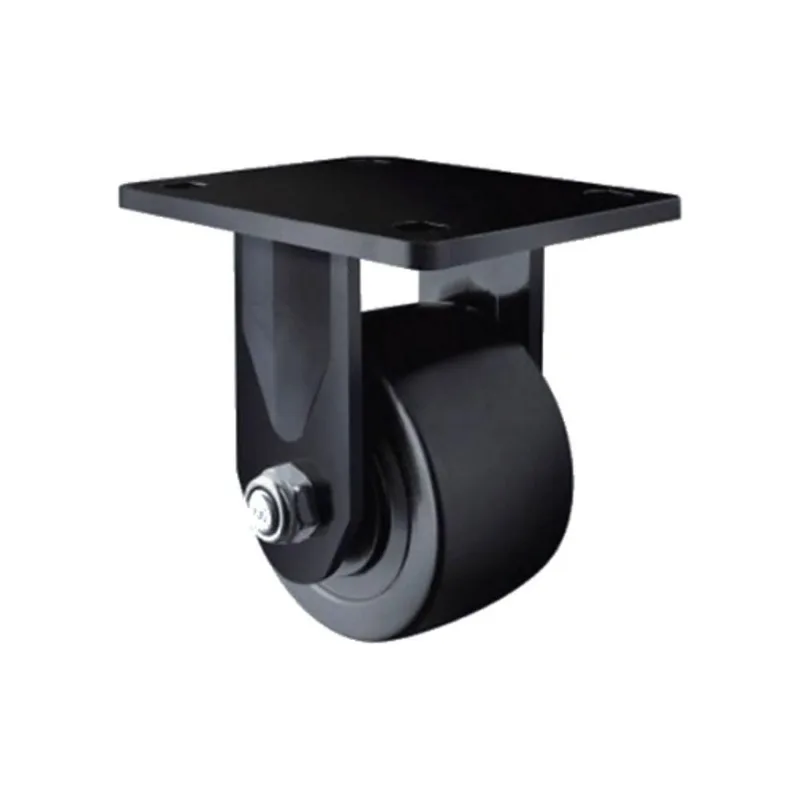 Rodizio Industrial Base Fixa 50 Mm Roda Nylon Para 350 Kg