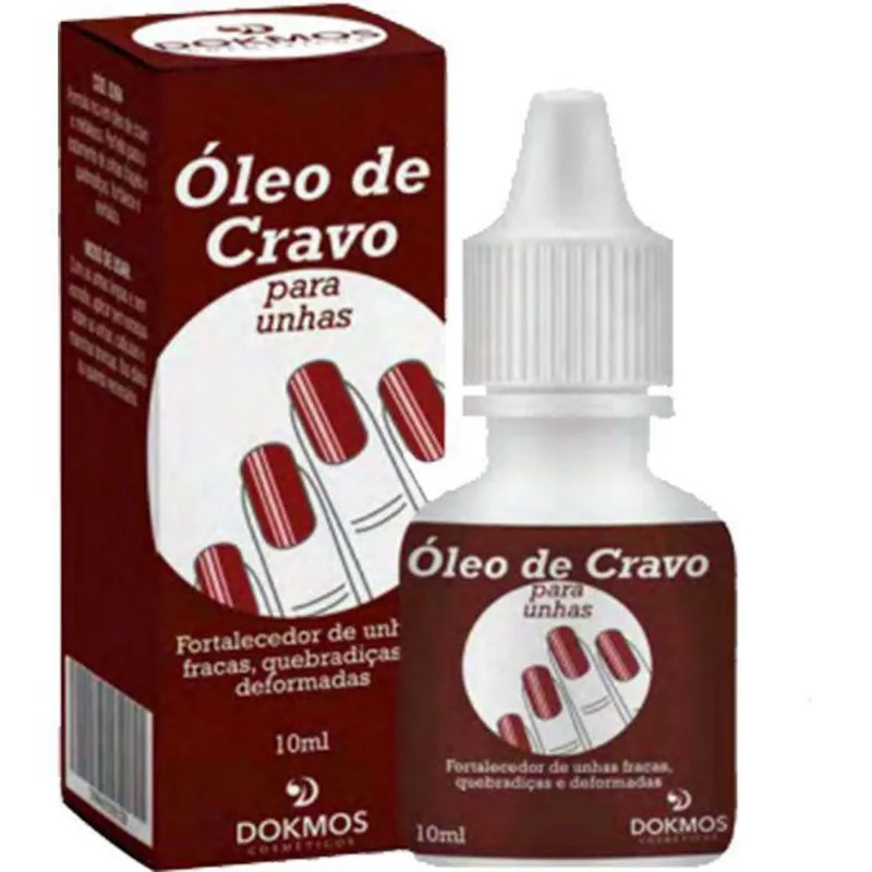 Óleo De Cravo E Melaleuca Dokmos Unha Fraca Quebradiça