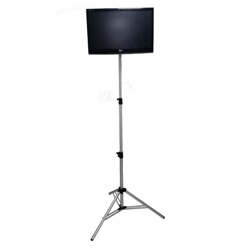 Pedestal Tripé De Chão P Tv 26 Monitor Computador Lcd Video