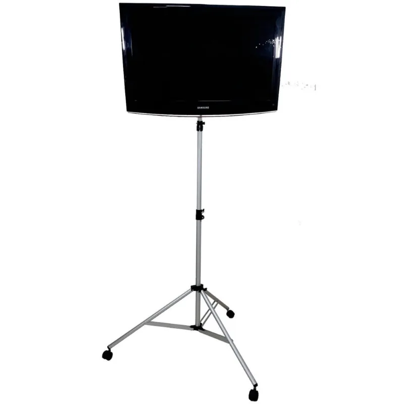Pedestal De Chão Tv 26 32 38 C Rodizios Vídeo Karaokê 2,30M