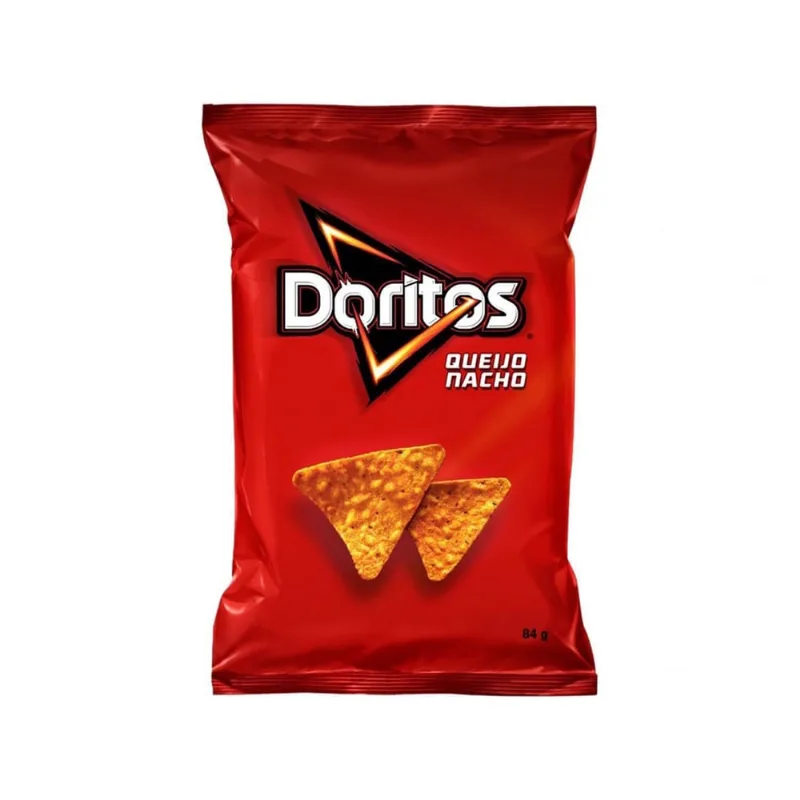 Kit 10 Pacotes Salgadinho Doritos Queijo Nacho 84 G