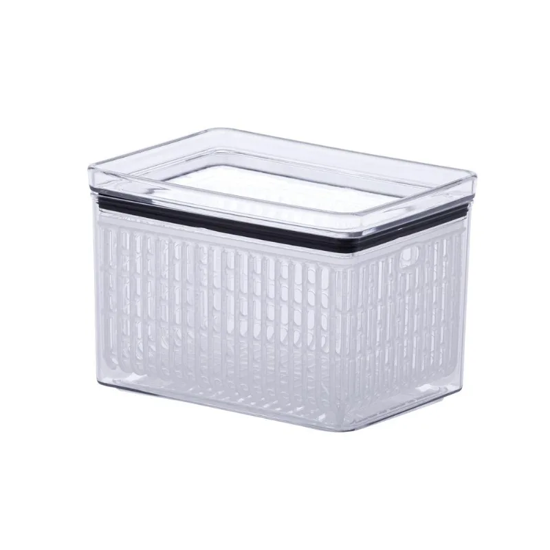 Kit 4 Porta Frutas Herméticos Com Cesta 1,8 L