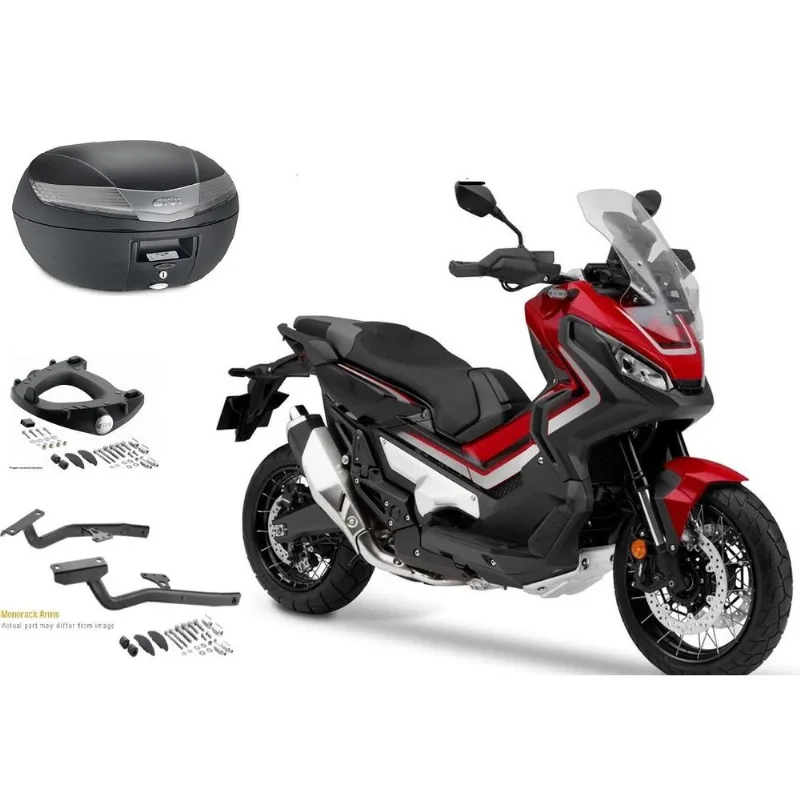Kit Bau Givi V40nt+suporte Givi 1156fz+base Givi M-5 Xadv750