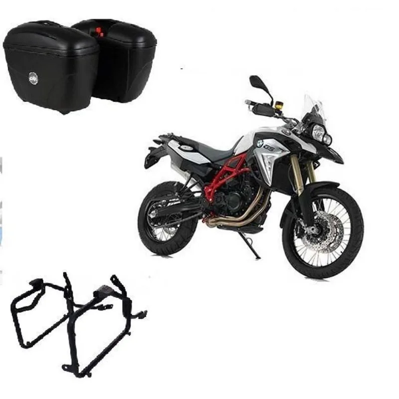 Kit Bau Lateral Givi E21n+suporte Givi Pl690 P Bmw F800 Gs