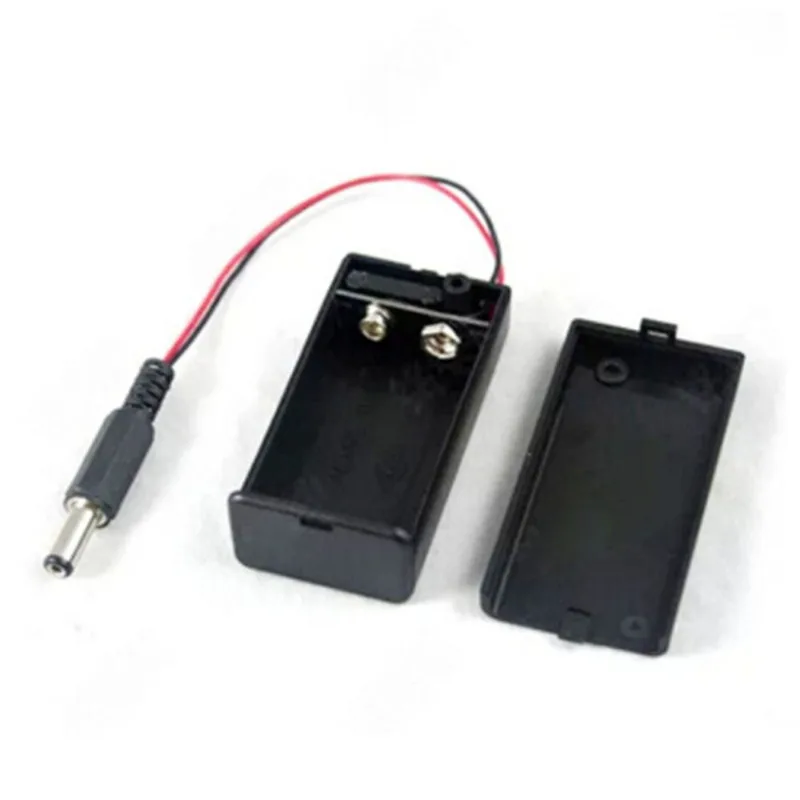 Caixa Case Suporte Bateria 9v Chave On Off E Pino Ac Arduino