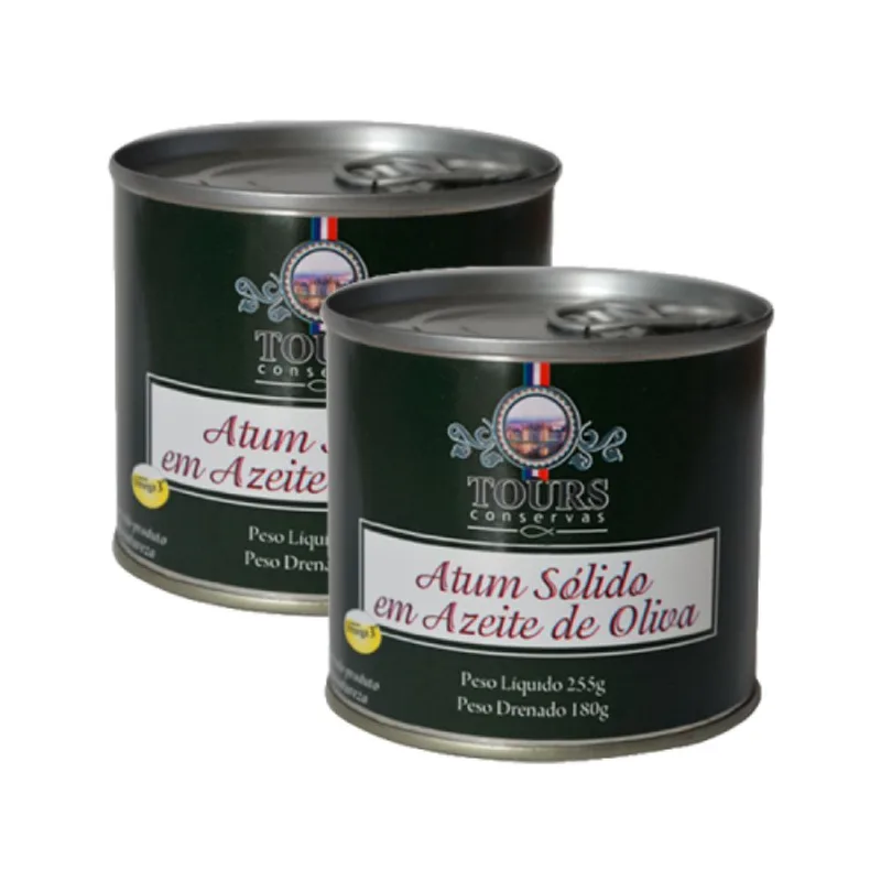 Kit 2X: Atum Sólido em Azeite de Oliva Tours 255g