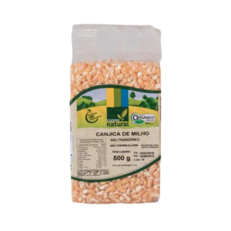 Kit 2X: Canjica De Milho Amarelo Orgânico Coopernatural 500G
