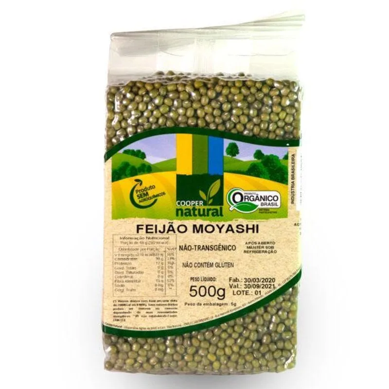 Kit 2x: Feijão Moyashi Orgânico Coopernatural 500g - Não Informado - Mercearia