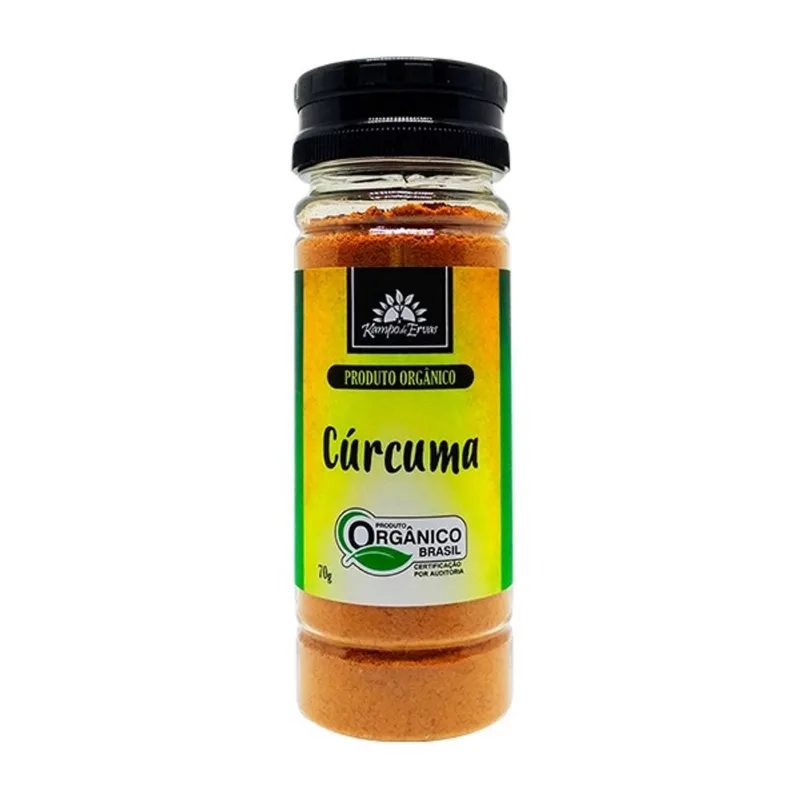 Kit 2X: Cúrcuma (Açafrão da Terra) Orgânico Kampo de Ervas 70g