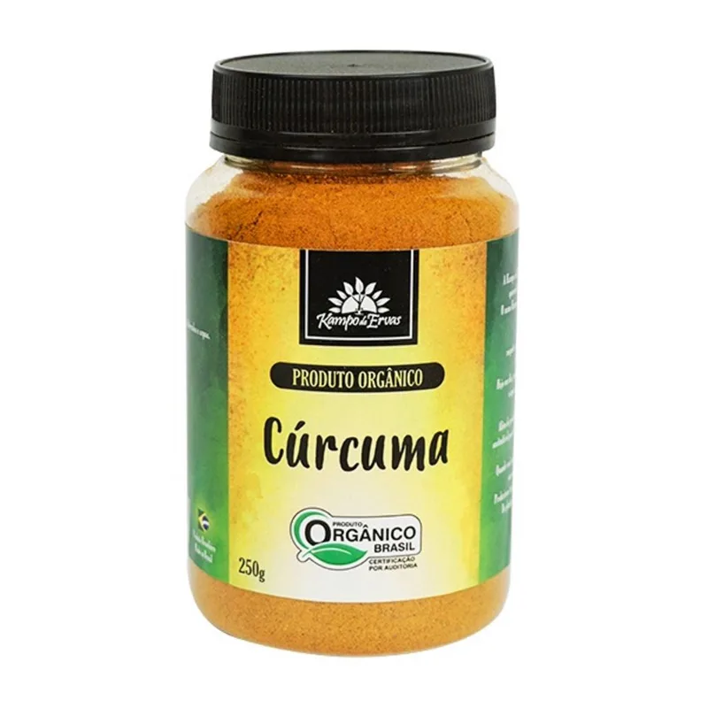 Kit 2X: Cúrcuma (Açafrão da Terra) Orgânico Kampo de Ervas 250g