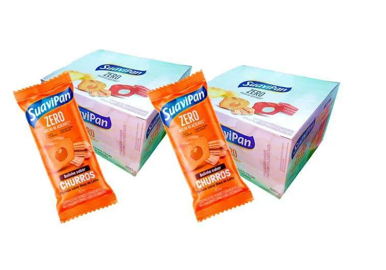Kit 2 Display Bolinho Suavipan Churros Doce De Leite 480g - Não Informado - Mercearia
