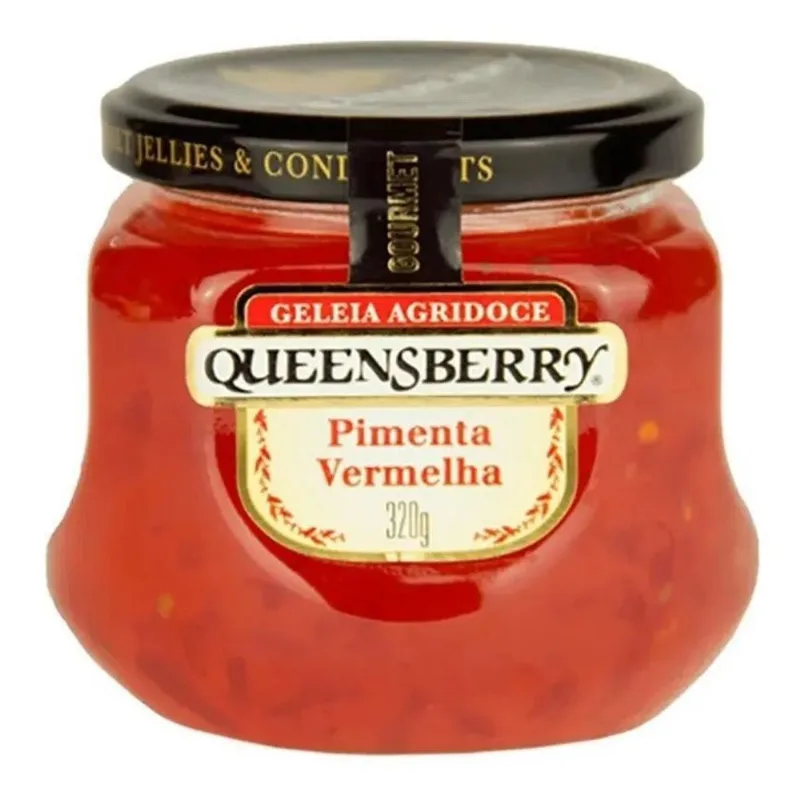 Kit Com 3 Un Geleia Gourmet Pimenta Verm 3X320G Queensberry