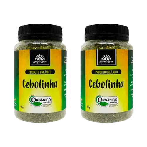 Kit 2x: Cebolinha Desidratada Orgânica Kampo De Ervas 90g - Kampo de Ervas - Livros