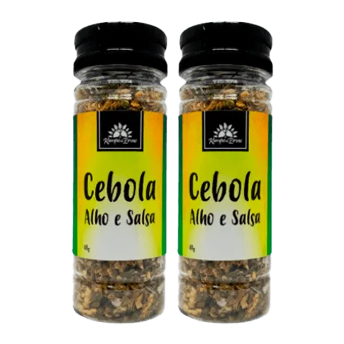 Kit 2x: Cebola, Alho E Salsa Tempero Kampo De Ervas 40g - Kampo de Ervas - Mercearia