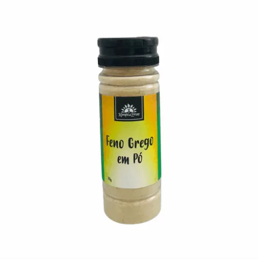 Kit 2x: Feno Grego Em Pó Tempero Kampo De Ervas 80g - Kampo de Ervas - Mercearia