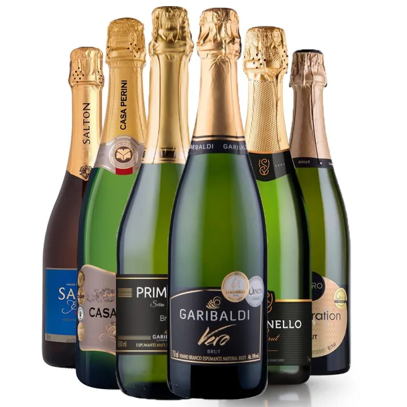 Box Espumantes Brut 6x750ml - Garibaldi - Bebidas