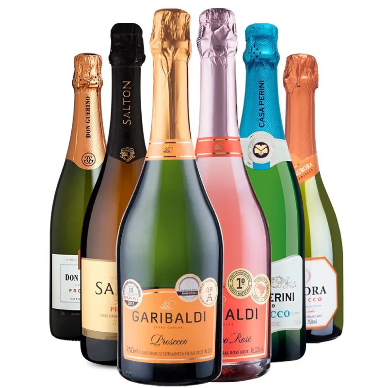 Box Espumantes Prosecco 6x750ml - Garibaldi - Bebidas
