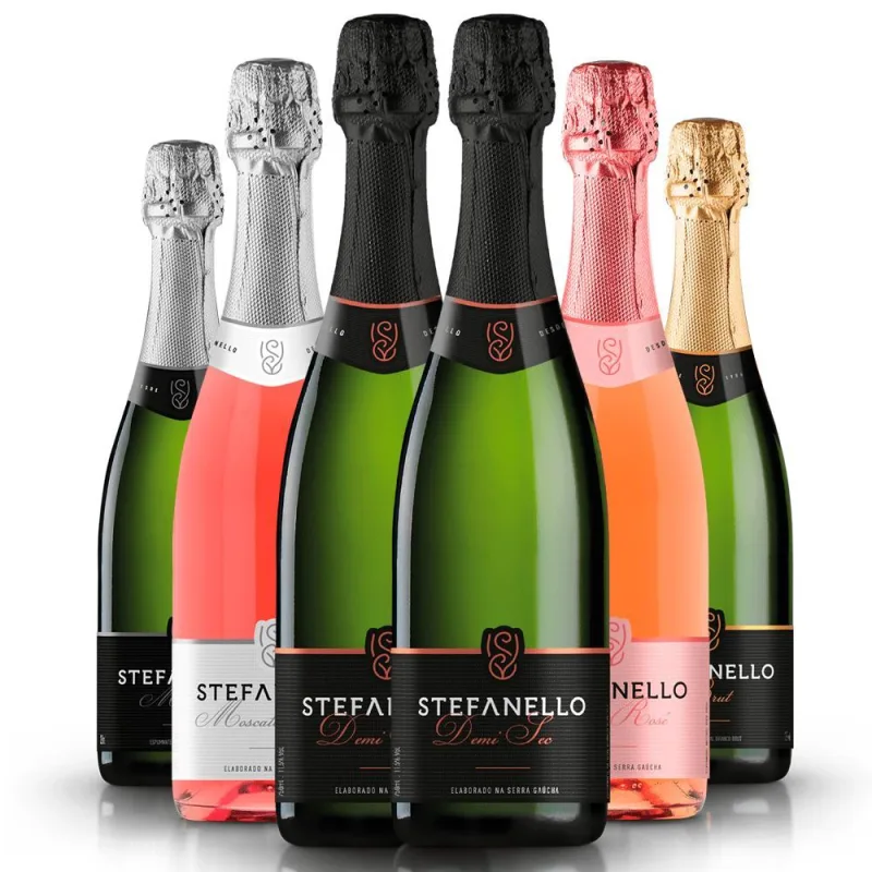 Box Espumantes Stefanello 6x750ml - Não Informado - Higiene E Perfumaria