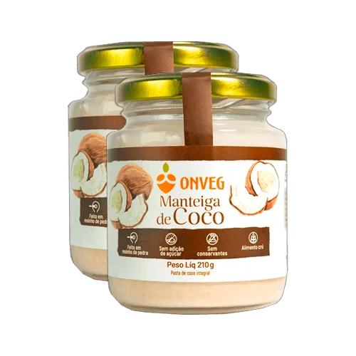 Kit 2x: Manteiga De Coco Onveg 210g - Não Informado - Frios E Laticinios