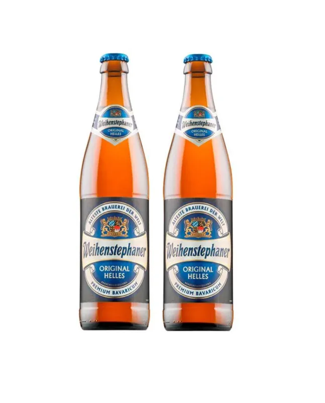 Kit 2 Cervejas Weihenstephaner Original Helles 500ml - Não Informado - Bebidas