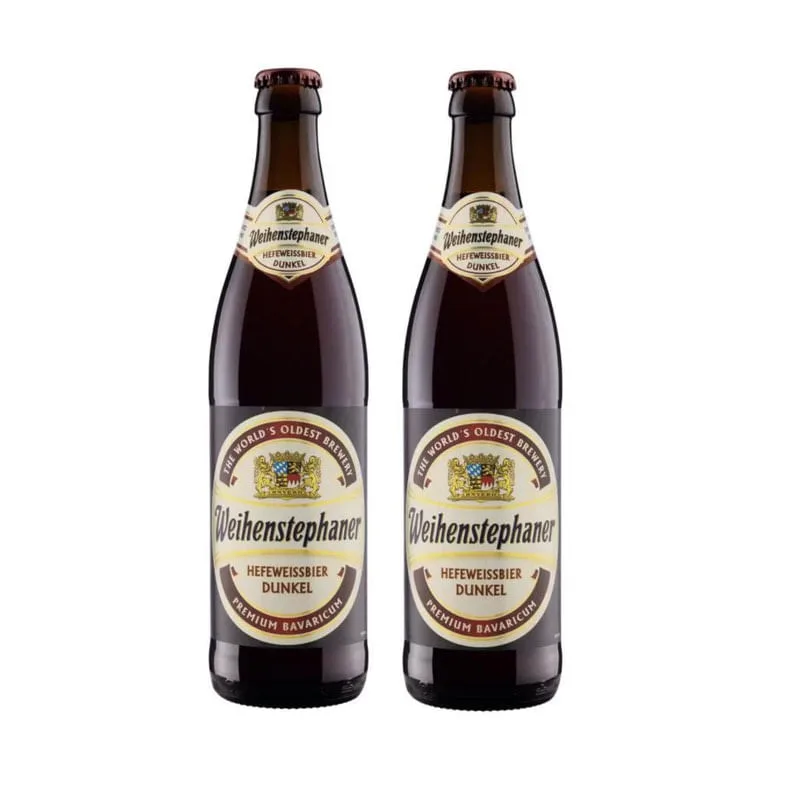 Kit 2 Cervejas Weihenstephan Dunkel 500ml - Não Informado - Bebidas