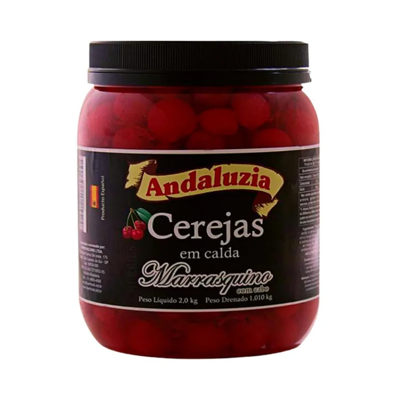 Cereja Premmium Em Calda Marrasquino Com Cabo 2,0 Kg - Não Informado - Hortifruti