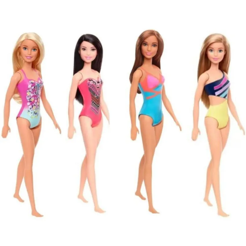 Kit 4 Barbies Praia De Copacabana Edição Especial