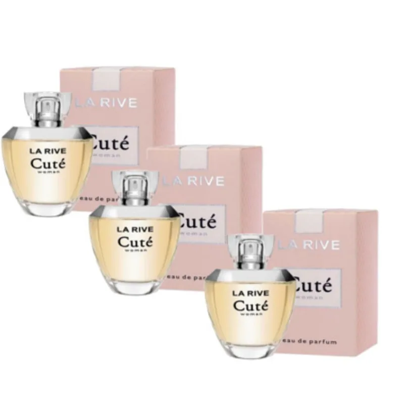 Kit De 3 Perfumes Cuté La Rive Feminino concentração: Eau de Parfum;