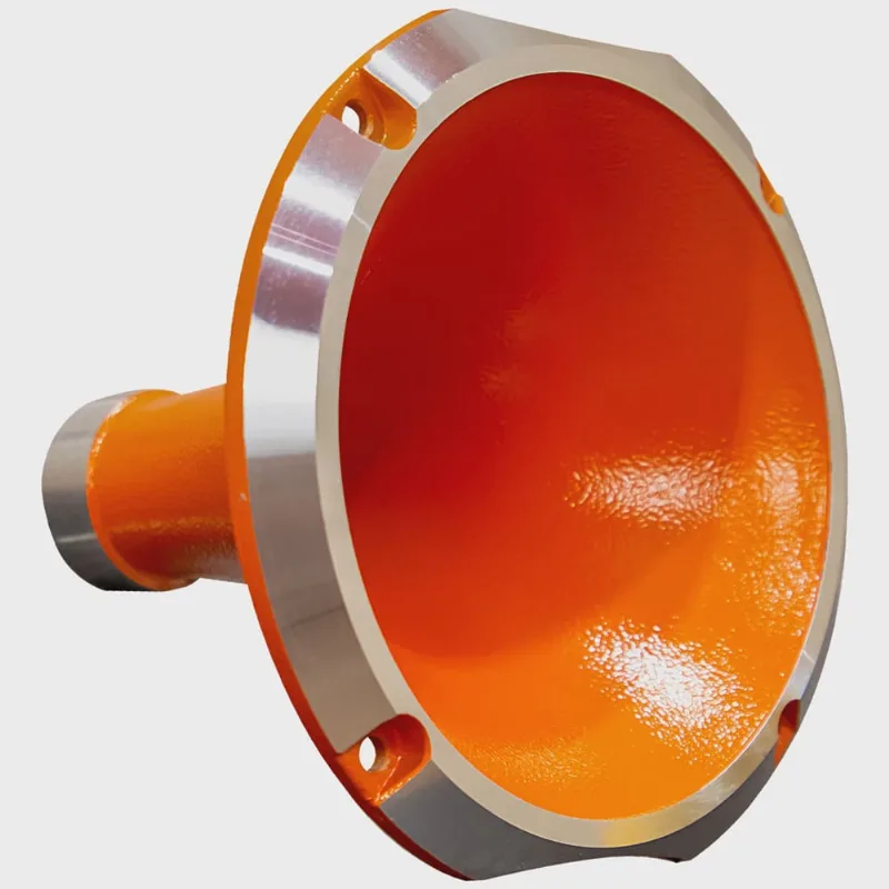Corneta Boca Cone Rosca Alumínio Jarrão Caneca Laranja