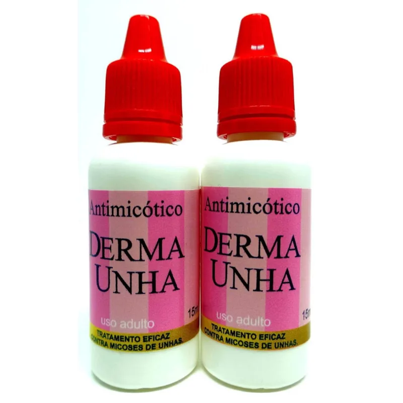 Combo 2 Vidros tratamento micoses de unhas Derma Unha X