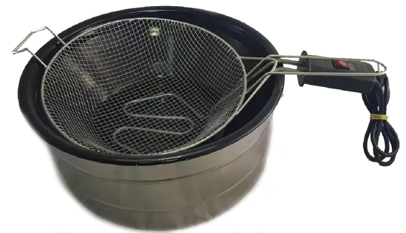 Fritadeira Elétrica 3 Litros Esmaltada Standard 220V - Não Informado - Eletroportáteis