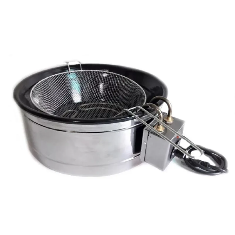 Fritadeira Elétrica 7 Litros Tacho Preto Esmaltado 110V