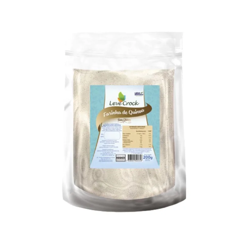 Kit 2X: Farinha de Quinoa Sem Glúten Leve Crock 200g
