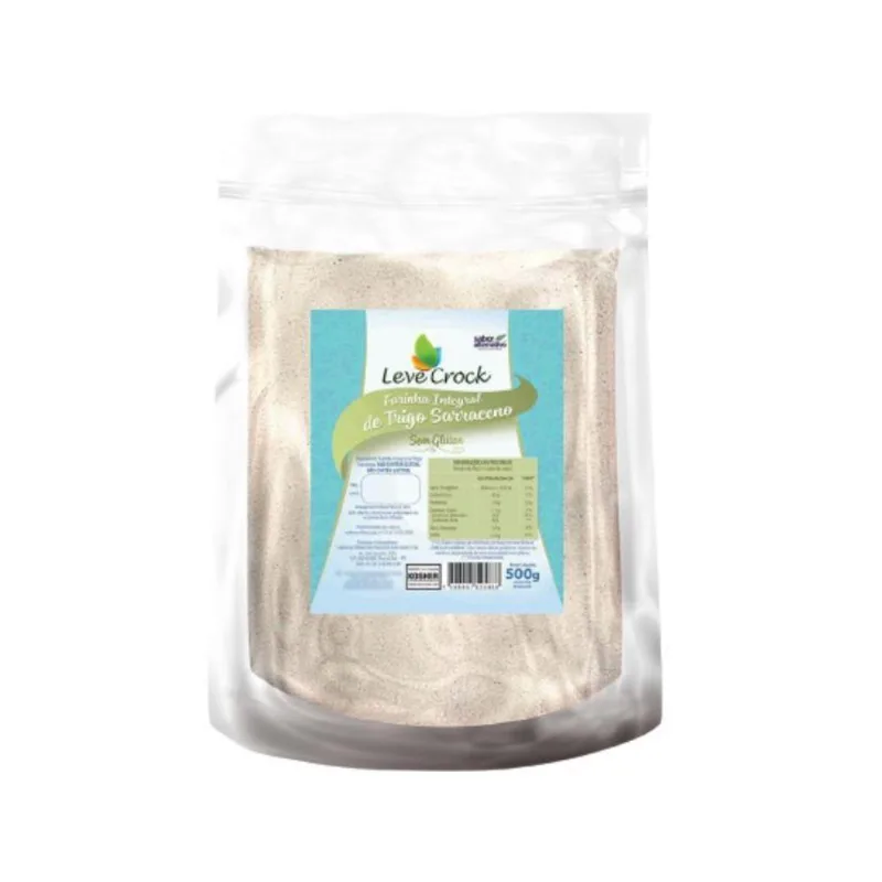 Kit 2X: Farinha De Trigo Sarraceno s/ Glúten Leve Crock 500G