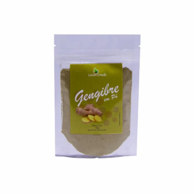 Kit 2x: Gengibre Em Pó Leve Crock 40g - Não Informado