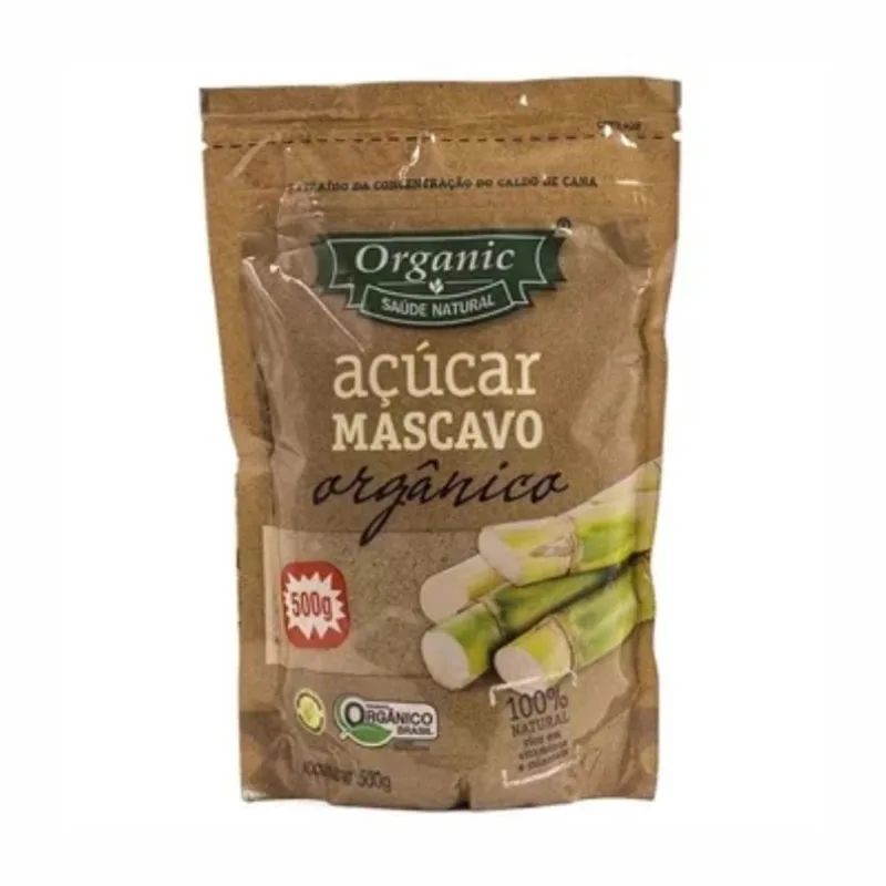 Kit 2X: Açúcar Mascavo Orgânico Organic 500g