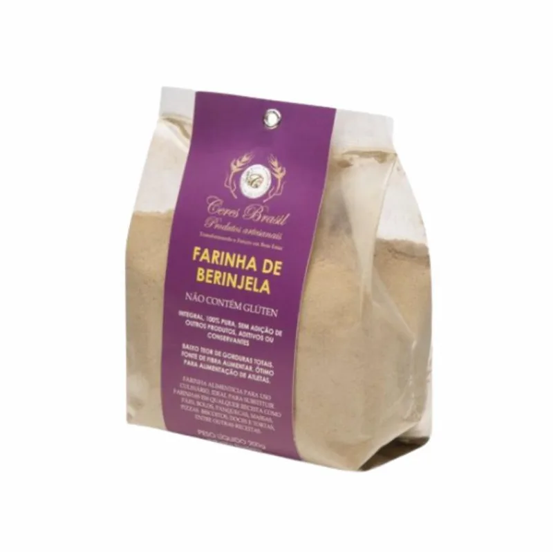 Kit 2x: Farinha De Berinjela Sem Glúten Ceres 150g - Não Informado