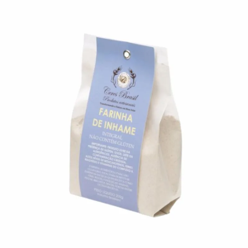 Kit 2x: Farinha De Inhame Sem Glúten Ceres 200g - Não Informado