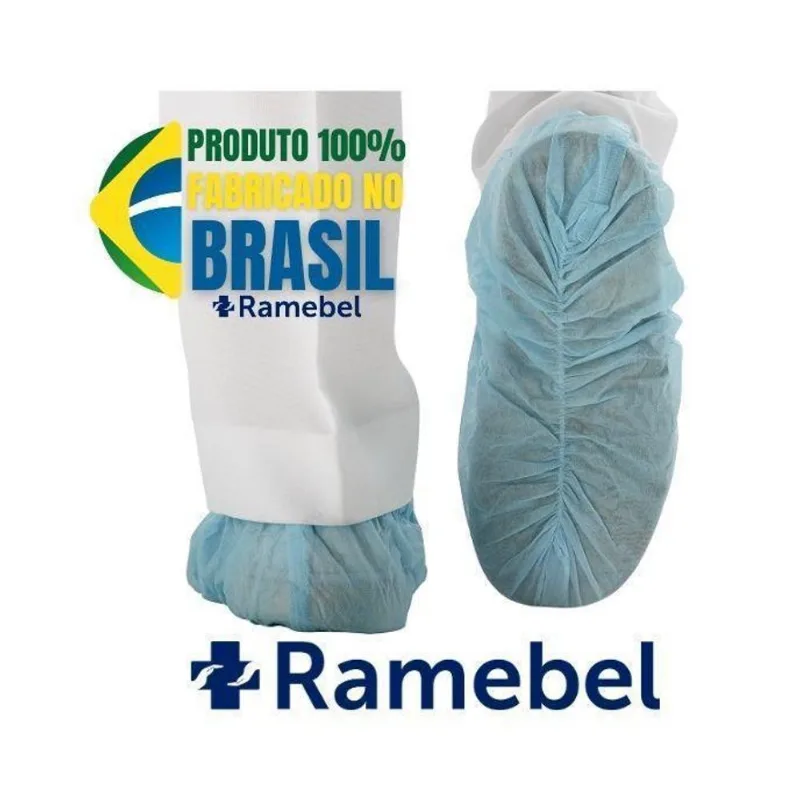 Propé Sapatilha Descartável Para Aplicador Azul 10 Refis