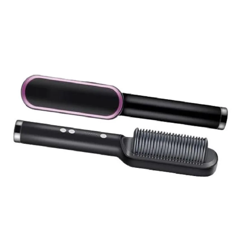 Escova Alisadora De Cabelo Pente Elétrico Portátil Bivolt